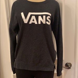 Vans sweatshirt with zippers on the side